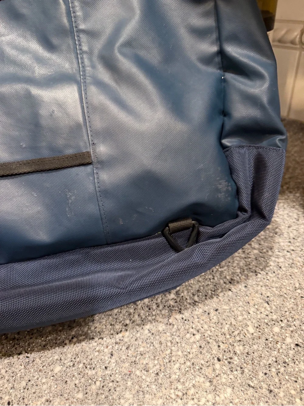 Navy Travel Briefcase with Black Accents - Professional Carry